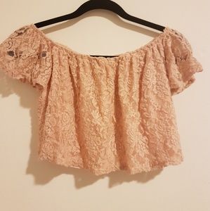 Pacsun Off Shoulder Crop Top